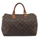 LOUIS VUITTON Monogram Speedy 30 Hand Bag M41526 LV Auth 187133-2