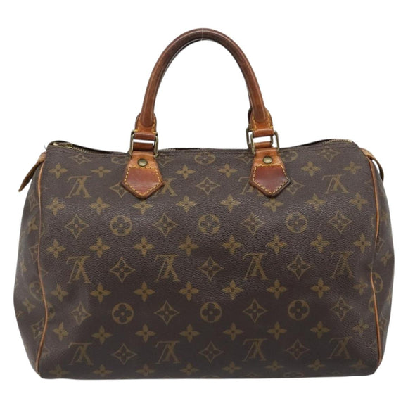 LOUIS VUITTON Monogram Speedy 30 Hand Bag M41526 LV Auth 187133
