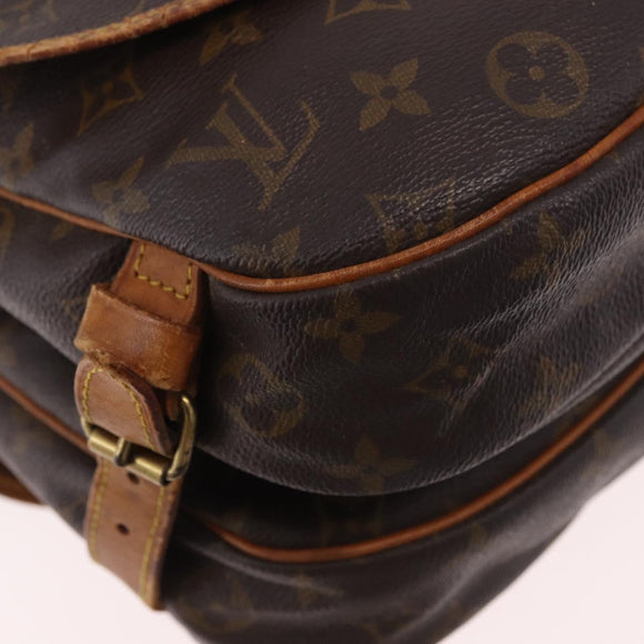 LOUIS VUITTON Monogram Saumur 30 Shoulder Bag M42256 LV Auth 187137