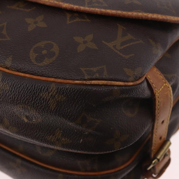 LOUIS VUITTON Monogram Saumur 30 Shoulder Bag M42256 LV Auth 187137