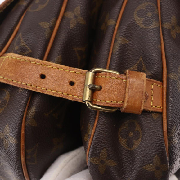 LOUIS VUITTON Monogram Saumur 30 Shoulder Bag M42256 LV Auth 187137