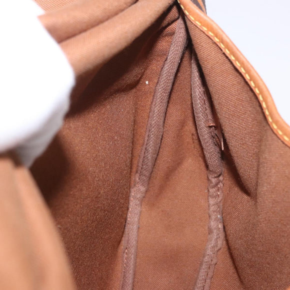 LOUIS VUITTON Monogram Saumur 30 Shoulder Bag M42256 LV Auth 187137