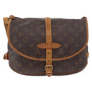 LOUIS VUITTON Monogram Saumur 30 Shoulder Bag M42256 LV Auth 187137-2