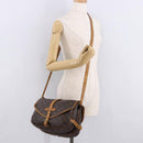 LOUIS VUITTON Monogram Saumur 30 Shoulder Bag M42256 LV Auth 187137-30