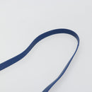 SAINT LAURENT Petit Cabas Hand Bag Leather 2way Blue Gold Auth 187142A-10