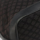 CELINE Macadam Canvas Shoulder Bag Black Auth 187144-13