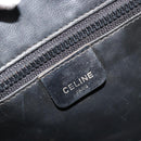 CELINE Macadam Canvas Shoulder Bag Black Auth 187144-16