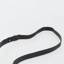 CELINE Macadam Canvas Shoulder Bag Black Auth 187144-8