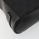 GUCCI GG Canvas Shoulder Bag Black Gold 91761 Auth 187145A-14