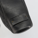 GUCCI GG Canvas Shoulder Bag Black Gold 91761 Auth 187145A-15