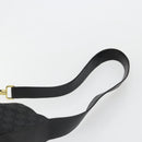GUCCI GG Canvas Shoulder Bag Black Gold 91761 Auth 187145A-8
