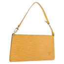 LOUIS VUITTON Epi Pochette Accessoires Pouch Yellow M52949 LV Auth 187147-1