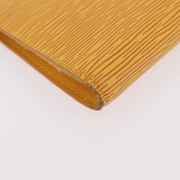 LOUIS VUITTON Epi Pochette Accessoires Pouch Yellow M52949 LV Auth 187147