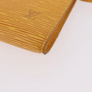 LOUIS VUITTON Epi Pochette Accessoires Pouch Yellow M52949 LV Auth 187147-15