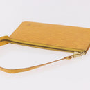 LOUIS VUITTON Epi Pochette Accessoires Pouch Yellow M52949 LV Auth 187147-6
