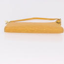 LOUIS VUITTON Epi Pochette Accessoires Pouch Yellow M52949 LV Auth 187147-5