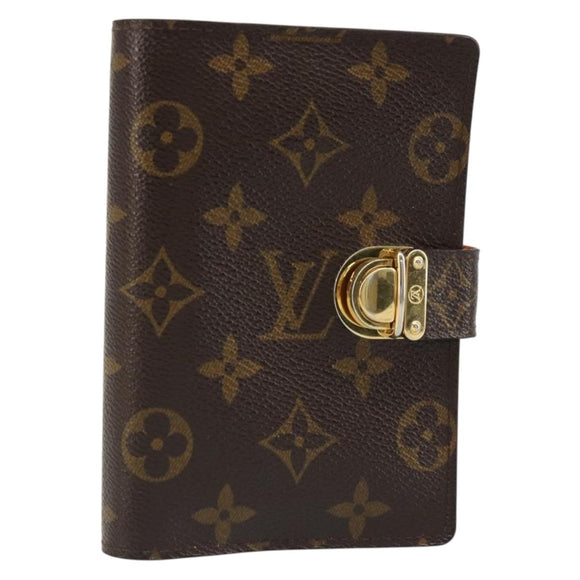 LOUIS VUITTON Monogram Agenda Koala PM Planner Cover Orange R21015 Auth 187153A