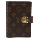 LOUIS VUITTON Monogram Agenda Koala PM Planner Cover Orange R21015 Auth 187153A-2