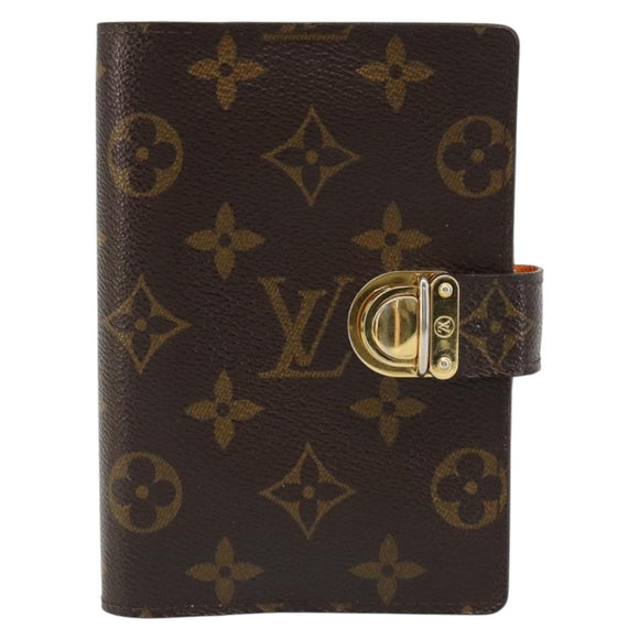LOUIS VUITTON Monogram Agenda Koala PM Planner Cover Orange R21015 Auth 187153A