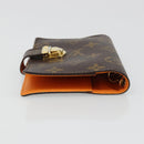 LOUIS VUITTON Monogram Agenda Koala PM Planner Cover Orange R21015 Auth 187153A-6