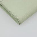 PRADA Coin Purse Saffiano leather Mint Green Gold Auth 187154-14