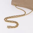 CHANEL Matelasse Chain Shoulder Bag Lamb Skin Beige Gold CC Auth 187157A-8