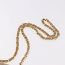 CHANEL Matelasse Chain Shoulder Bag Lamb Skin Beige Gold CC Auth 187157A-9