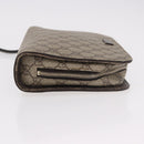 GUCCI GG Supreme Clutch Bag PVC Leather Beige Silver 201755 Auth 187159-5