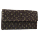 LOUIS VUITTON Monogram Mini Lin Portefeiulle Sarah Wallet M95234 LV Auth 187160A-1