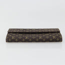 LOUIS VUITTON Monogram Mini Lin Portefeiulle Sarah Wallet M95234 LV Auth 187160A-6