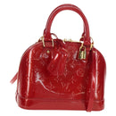 LOUIS VUITTON Vernis Alma BB Hand Bag 2way Pomme D'amour M91606 Auth 187161SAV-1