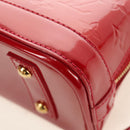 LOUIS VUITTON Vernis Alma BB Hand Bag 2way Pomme D'amour M91606 Auth 187161SAV-21
