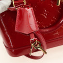LOUIS VUITTON Vernis Alma BB Hand Bag 2way Pomme D'amour M91606 Auth 187161SAV-23