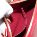 LOUIS VUITTON Vernis Alma BB Hand Bag 2way Pomme D'amour M91606 Auth 187161SAV-28