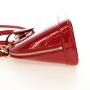 LOUIS VUITTON Vernis Alma BB Hand Bag 2way Pomme D'amour M91606 Auth 187161SAV-4