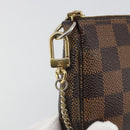 LOUIS VUITTON Damier Ebene T&B Mini Pochette Accessoires N58011 LV Auth 187163A-9