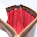 LOUIS VUITTON Damier Ebene T&B Mini Pochette Accessoires N58011 LV Auth 187163A-21