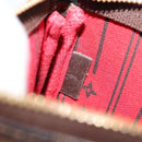 LOUIS VUITTON Damier Ebene T&B Mini Pochette Accessoires N58011 LV Auth 187163A-12