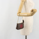 LOUIS VUITTON Damier Ebene T&B Mini Pochette Accessoires N58011 LV Auth 187163A-22