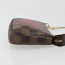 LOUIS VUITTON Damier Ebene T&B Mini Pochette Accessoires N58011 LV Auth 187163A-3