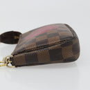 LOUIS VUITTON Damier Ebene T&B Mini Pochette Accessoires N58011 LV Auth 187163A-4