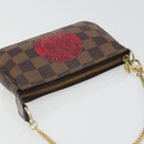 LOUIS VUITTON Damier Ebene T&B Mini Pochette Accessoires N58011 LV Auth 187163A-6