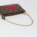LOUIS VUITTON Damier Ebene T&B Mini Pochette Accessoires N58011 LV Auth 187163A-7