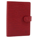 LOUIS VUITTON Epi Agenda PM Day Planner Cover Red R20057 LV Auth 187164-1