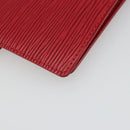 LOUIS VUITTON Epi Agenda PM Day Planner Cover Red R20057 LV Auth 187164-11