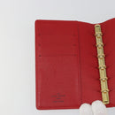 LOUIS VUITTON Epi Agenda PM Day Planner Cover Red R20057 LV Auth 187164-15