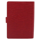 LOUIS VUITTON Epi Agenda PM Day Planner Cover Red R20057 LV Auth 187164-3