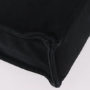 HERMES Fourre Tout MM Tote Bag Cotton Black Silver Auth 187169-10