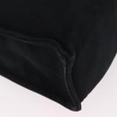 HERMES Fourre Tout MM Tote Bag Cotton Black Silver Auth 187169-12