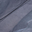 HERMES Fourre Tout MM Tote Bag Cotton Black Silver Auth 187169-16